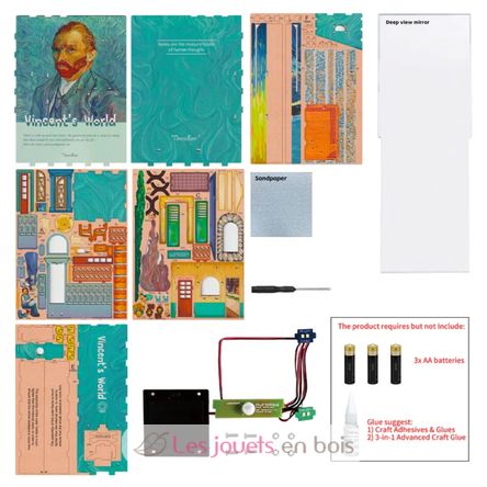 Book Nook Vincent's World T-TQ113 Tonecheer 10