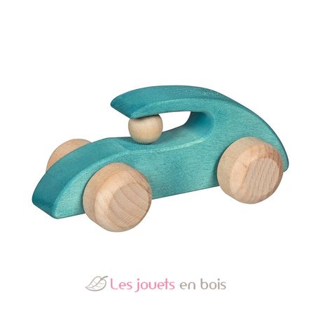 Wooden racing car to roll GK55840 Goki 2