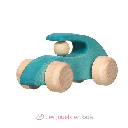 Wooden racing car to roll GK55840 Goki 1