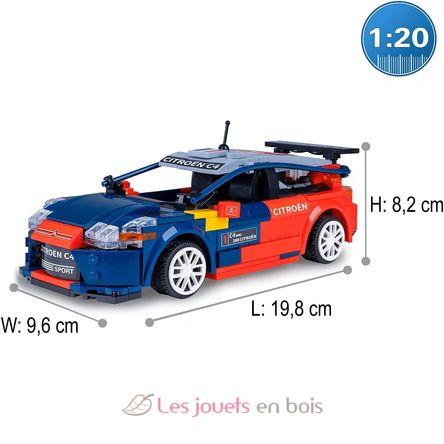 Sportscar Citroën C4 WRC 329 Pieces C51078W CaDA 3