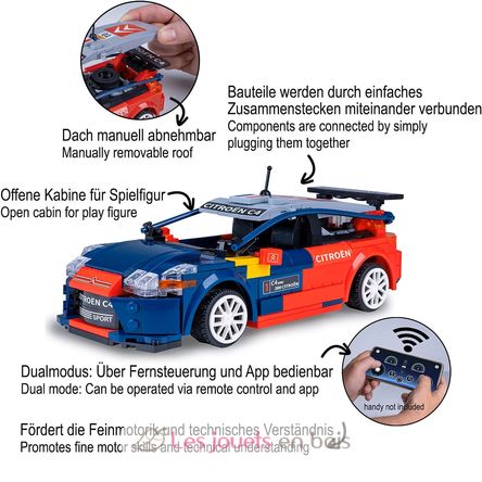 Sportscar Citroën C4 WRC 329 Pieces C51078W CaDA 4