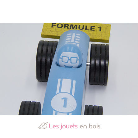 Racing car F1 - Blue (Small item) F-107006B Foulon 4