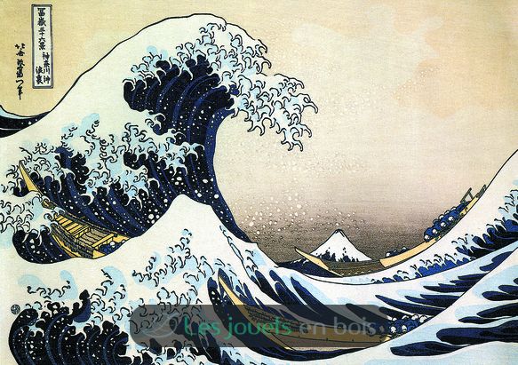 The wave by Hokusai K448-24 Puzzle Michele Wilson 1