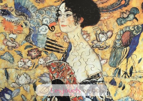 Lady with Fan by Klimt K515-100 Puzzle Michele Wilson 1