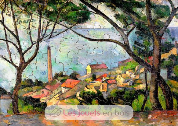 View of l'Estaque by Paul Cézanne K531-50 Puzzle Michele Wilson 1