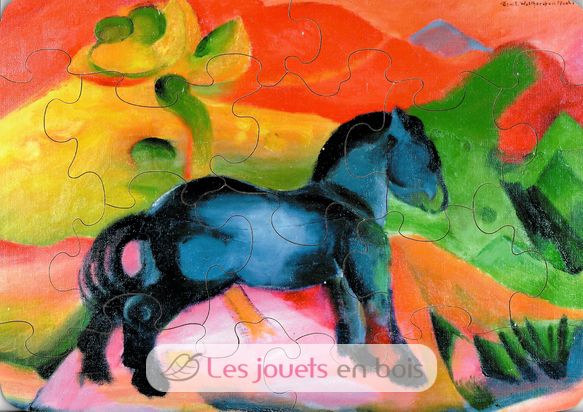 Blue Horse by Franz Marc K60-12 Puzzle Michele Wilson 1