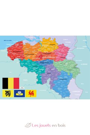 Map of Belgium W83-24 Puzzle Michele Wilson 3