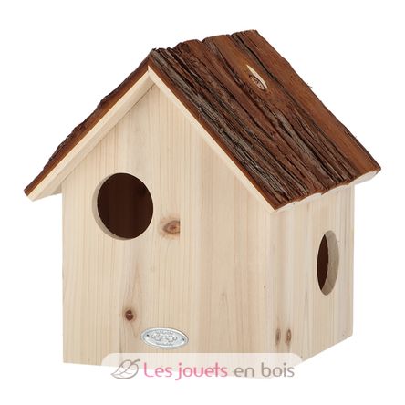 Squirrel house with bark roof ED-WA108 Esschert Design 1