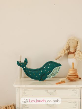 Little Lights Whale Lamp Galaxy Teal LL062-440 Little Lights 6