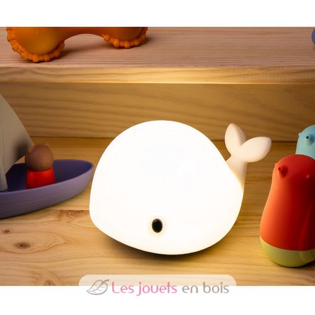 Nightlight Whale Wilda white LL-WHAWHITER Little L 5