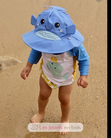 Whale swimsuit and hat set 12-24M EFK-122-010-027 Zoocchini 3