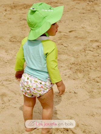 Crocodile swimsuit and hat set 6-12M EFK-122-010-020 Zoocchini 3