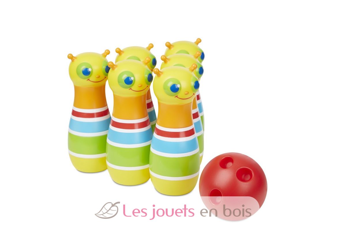 Jeu De Jouets De Bowling Pour Enfants - En Bois Et Métal, éducatif Et Amusant