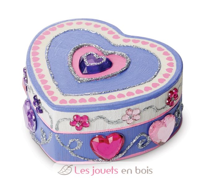 Melissa and doug decorate your own jewelry store box