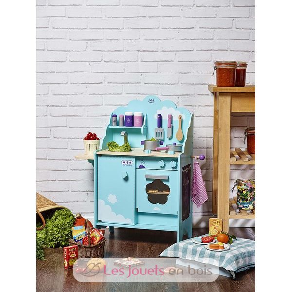 Sky Blue Kitchen Unit