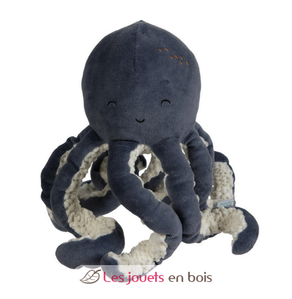 Cuddly Toy Octopus Ocean Blue Little Dutch