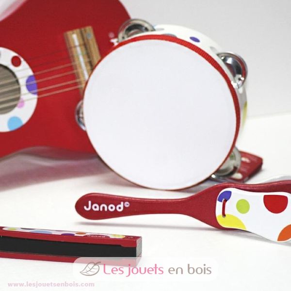 Set musical Confetti music Live avec Guitare : Janod - Jouet 