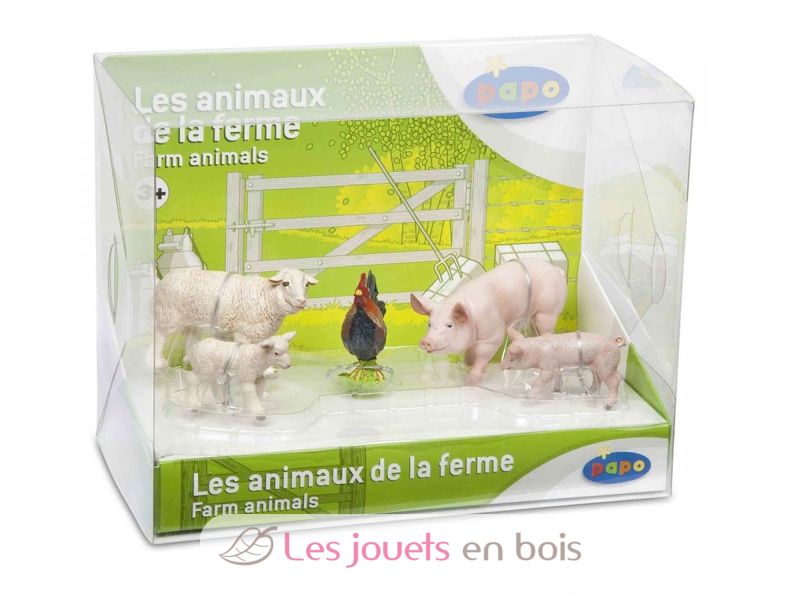 Box of animals toys hotsell