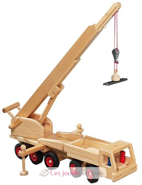 Wooden online crane truck
