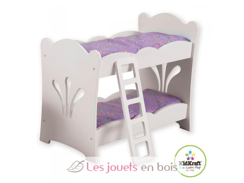 Lil Doll Bunk Bed Kidkraft 60130 A Wooden Furniture For Dolls Lil Doll Bunk Bed Zoom 3997